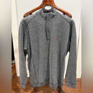 Southern Marsh Gray Zip Up Sweater